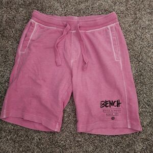 Bench Men's High Quality Sweat Shorts Pink NWT